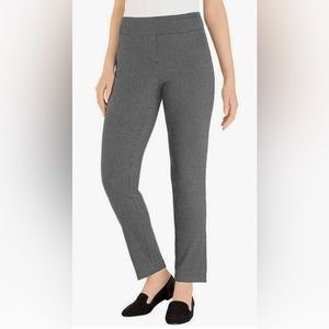 Hilary Radley Women's Gray Pull-On Pants Size Large. New With Tags